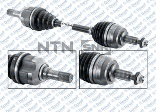 SNR DK55.120 Aks Sol Laguna Iii 2,0l 2.0dci [M18x1, M22x1,5]